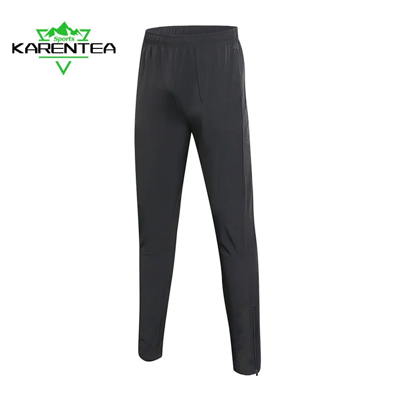 

Sport Pants Men Running Sweatpants Gym Fitness Jogging Training Trousers Thin Section Trend Wild Outdoor Dry Fit Zipper Men Pant