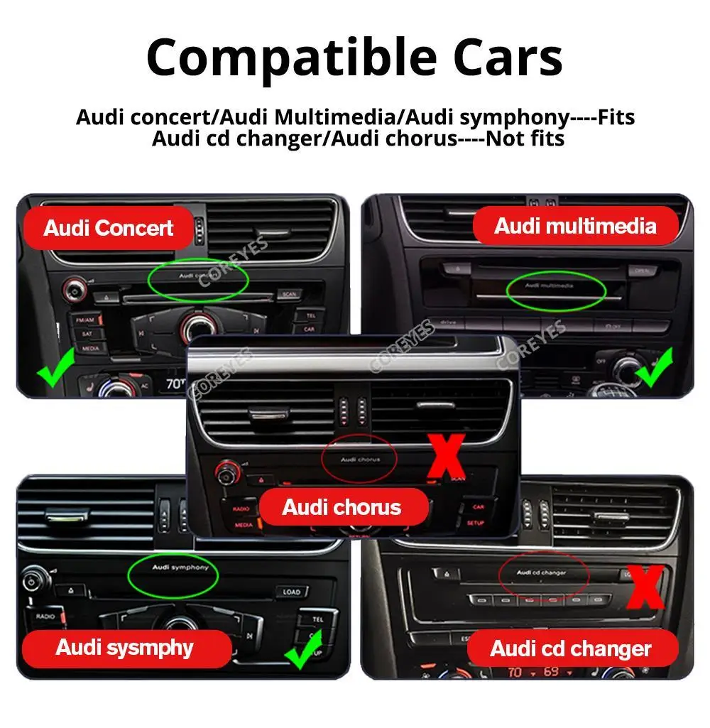 COREYES 10 25 "для Audi A4L A5 2017-2020 LHD автомобильный Carplay радио стерео мультимедийный