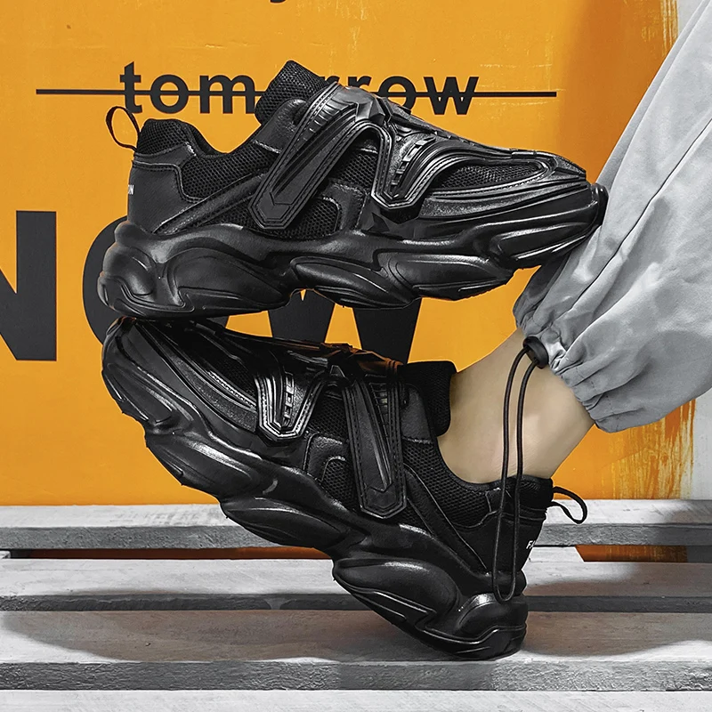 Sxclaee модная Новая мужская повседневная обувь Mecha удобные обтекаемые последние