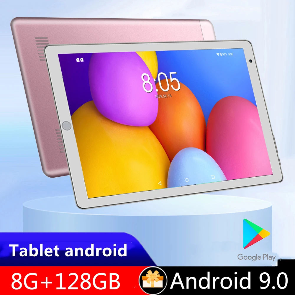 

2022 WiFi Tablet 10.1-inch Ten-core 4G Network Android 9.0 8G+128GB Tablet Arge Dual SIM Card Dual Camera Rear 5.0 MP IPS