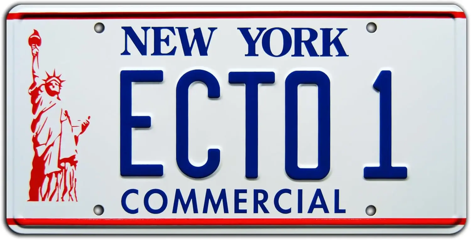 

Металлическая табличка Ghostbusters 2 | ECTO 1