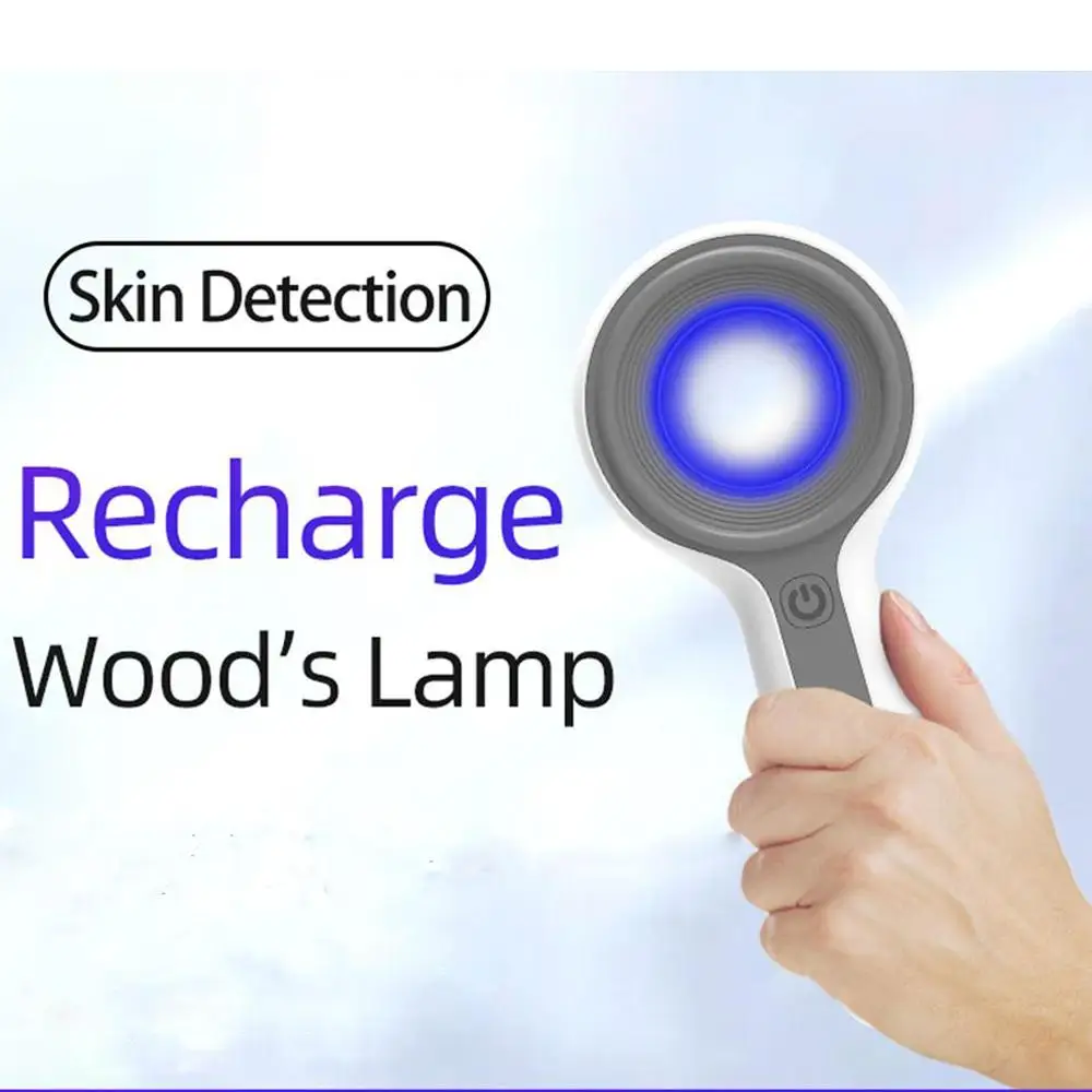 

Woods Lamp For Skin Analyzer Machine USB Charging Ultraviolet Lamp Uv Skin Examination Beauty Test Facial Magnifying Analysis