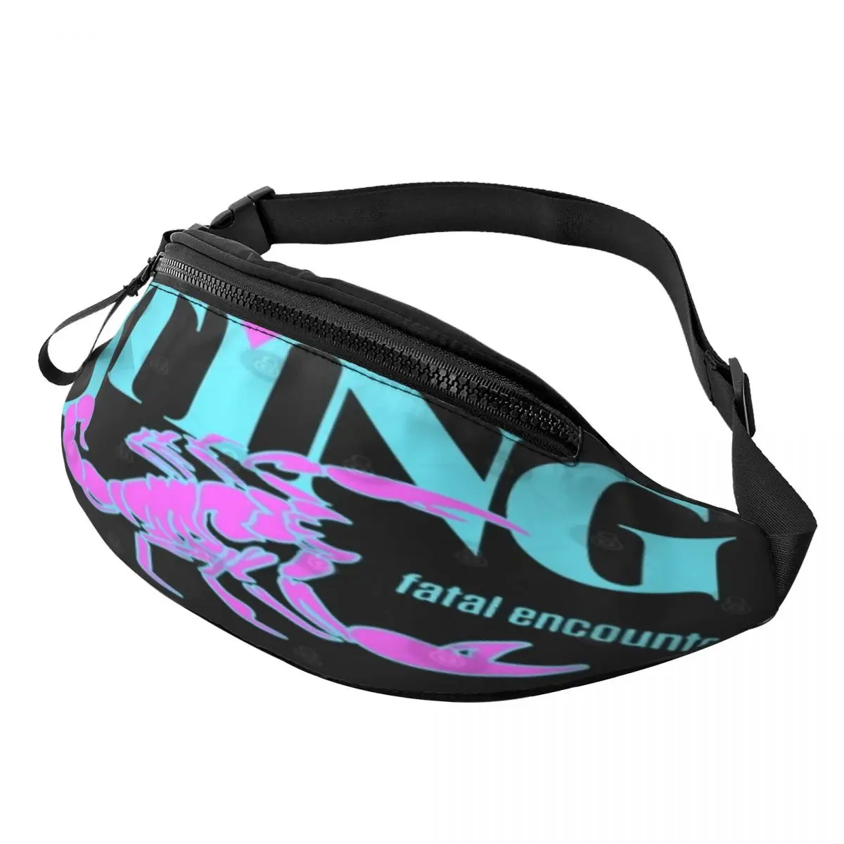 

STING - Fatal Encounter Retro 90's Fanny Pack,Waist Bag Holiday Polyester fabric Travel Crossbody Bag Multi-Style