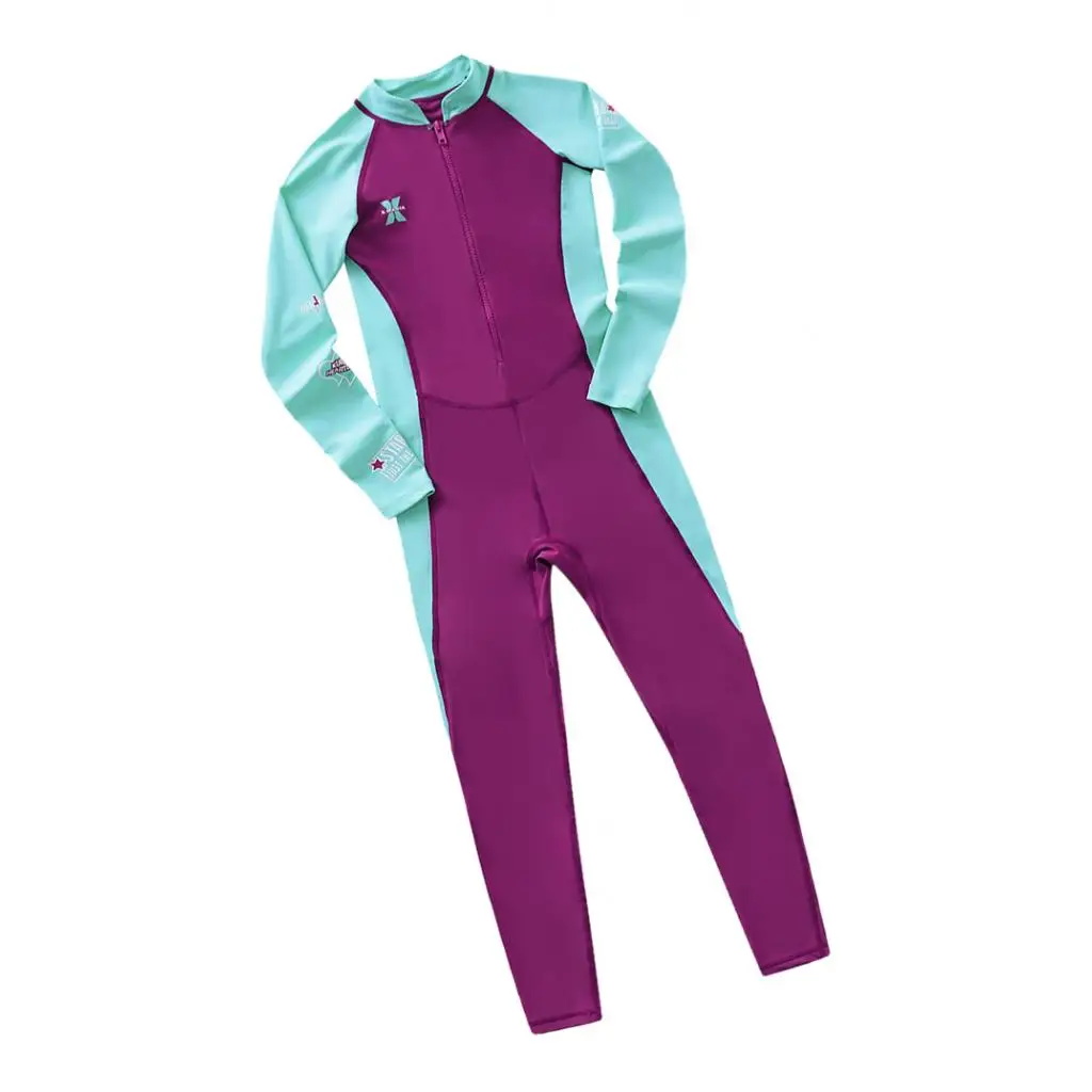 

Kids Long Sleeves Swimsuit Piece Surfing Wetsuit