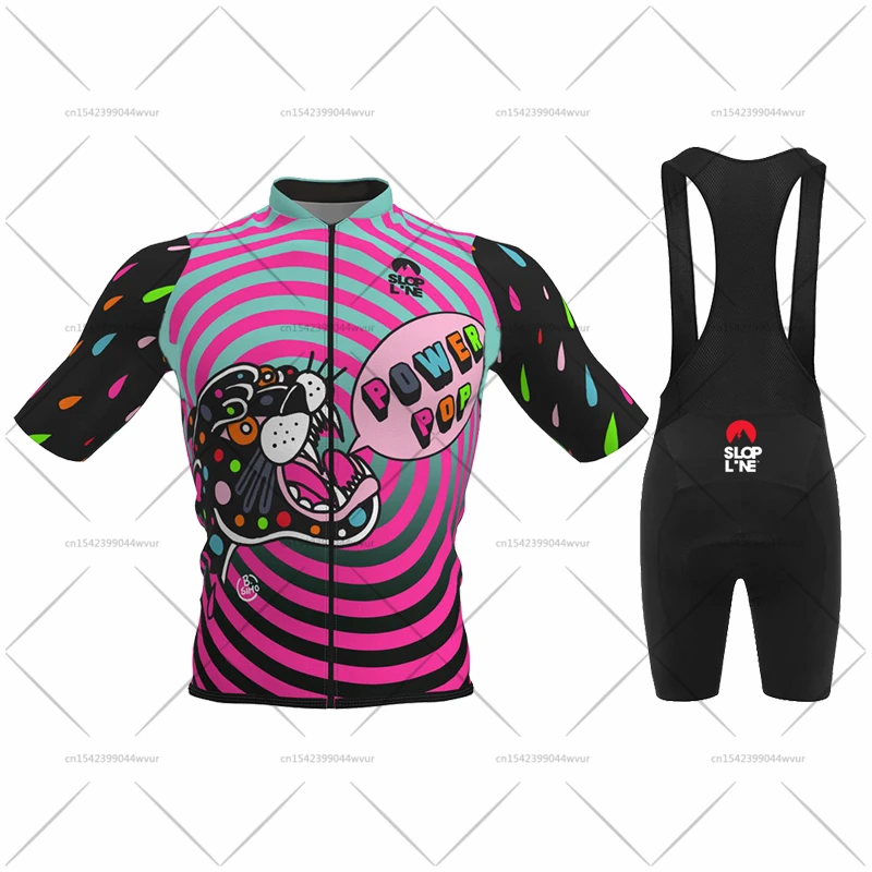 

2022 Slopline short sleeve Jersey Summer Bicycle Clothing suit Men Cycling Clothing set Bike uniform MTB Maillot ropa Ciclismo