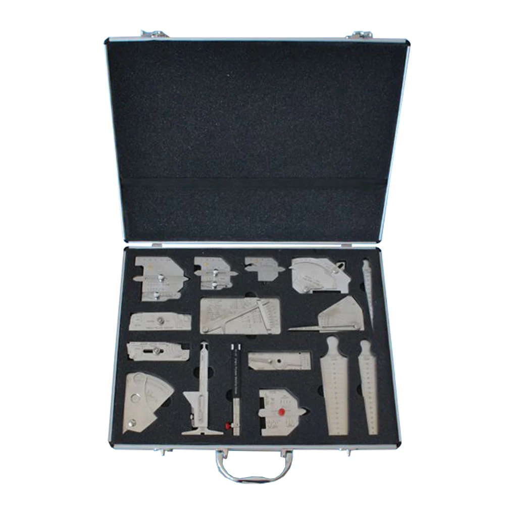 

Inspection Testing Stainless Steel High Precision Welding Gauge 16 PCS