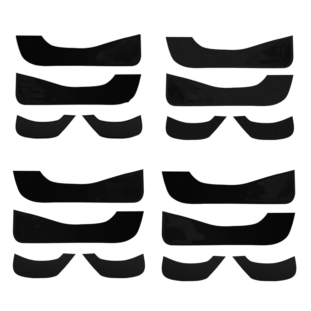 

Leather Car Door Anti Kick Pad Protection Film For Tesla 2021-2022 Model 3 Model Y Protector Stickers Carbon Trim Accessories