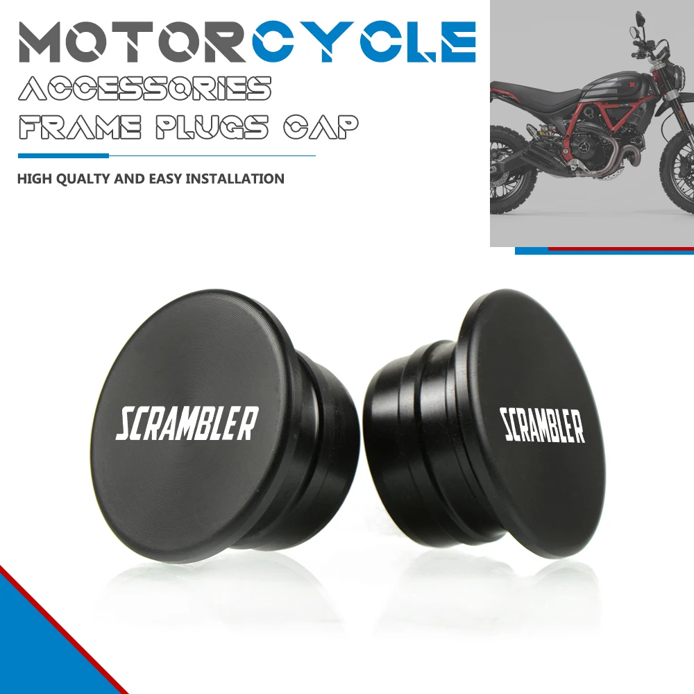

Frame Hole Cover For Ducati Desert Sled Scrambler MONSTER 797 Sixty2 Classic Flat Track Pro Icon Fairing Frame Plugs Cap Guard