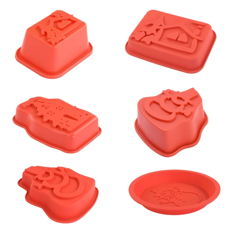 

Silicone Cake Moulds Cake Decorating Tools Set Baking Pan Bread Biscuit Moulds
