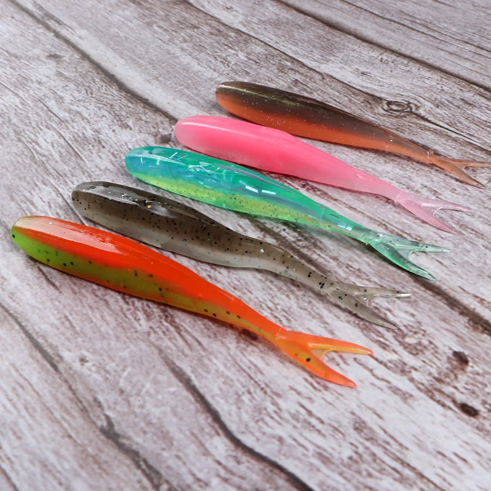 

Soft Fishing Lures Artificial Bait Swimbaits Fishing Accessories for Freshwater Saltwater LA