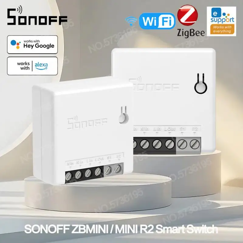 SONOFF MINI R2 Wi-Fi переключатель ZBMINI умный телефон 10 А 2-сторонний голосового