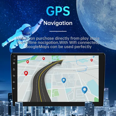 carplay Автомагнитола 2 Din на Android auto 7 9 10 inch , мультимедийный видеоплеер с экраном 10 дюймов, GPS-Навигатором, FM-радио, для Nissan, Kia, Honda, VW, Hyundai, Toyota
