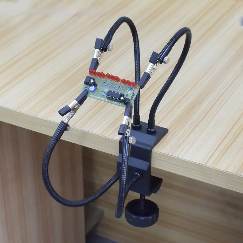 

Soldering Station Holder Desk Clamp PCB Alligator Clip Multi Soldering Helping Hand Third Hand Tool for Welding Repair