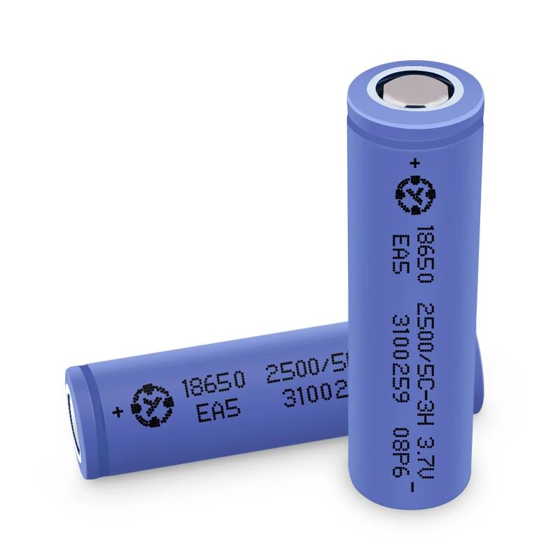 

2500mah 3.7v 18650 ebike scooter lithium ion batterie full capacity deep cycle high rate electric tool rechargeable power