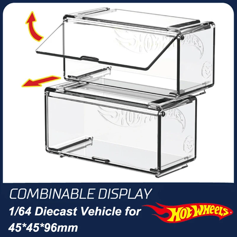 

Hot Wheels Display Box Storage Box for 1/64 Diecast Model Car High-grade with Fasteners Be connected (Without Car)