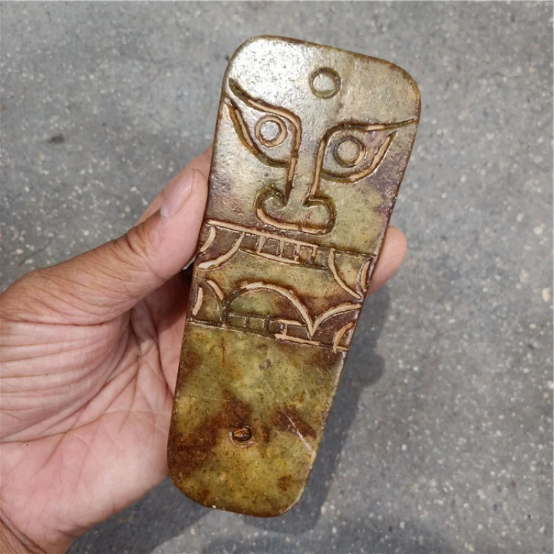 

Поставка антикварных нефритовых античных состаренных поделок от Xiuyan, Токен Shangchao, Токен для прослушивания, оптовая продажа