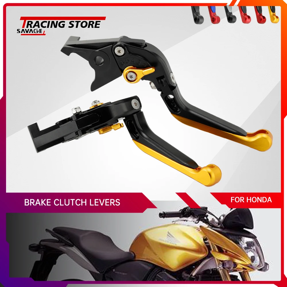 

Motorcycle Brake Clutch Levers For HONDA CB600F HORNET CBF600 N/S CBR600F Parts Handlebar Folding Extendable CB CBR 600F 600N/S