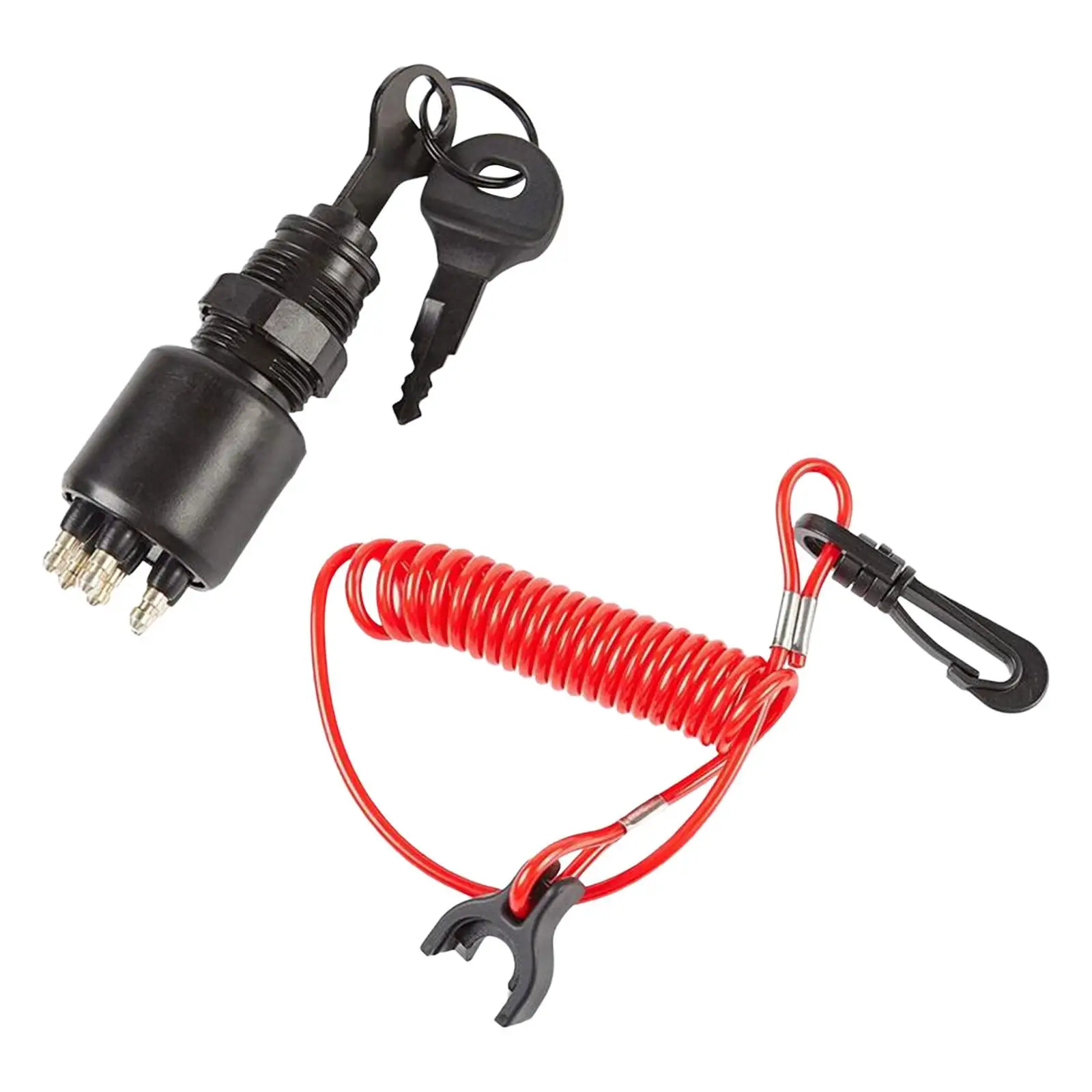 

Ignition Switch Key Assembly Replace for Bombardier Outboard Motor