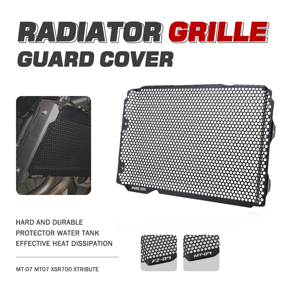

Motorcycle Accessories Radiator Grille Guard Cover Protector For YAMAHA FZ07 FZ-07 MT-07 MT07 FZ MT 07 Moto Cage XSR700 XSR 700