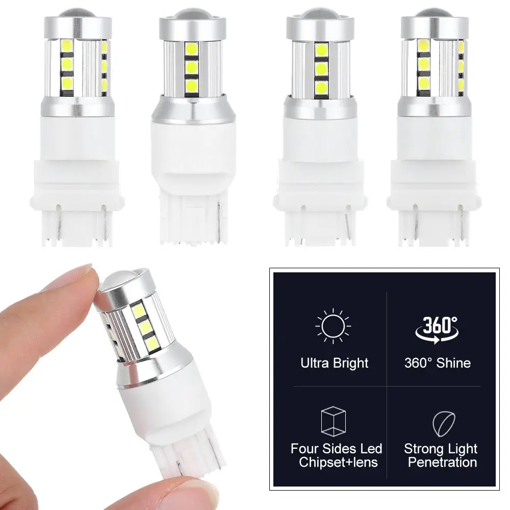 

Durable Highlight T25 3156 3157 Back-up light Canbus Free Reverse Lamp Turn Signal Bulb LED Car Light