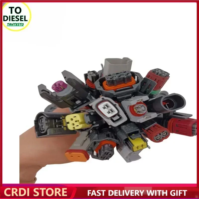 Комплект кабелей для Bosch Denso Delphi Siemens привод тестирования инжектора с общей