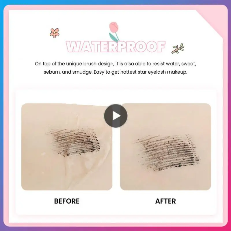 

Ultra-fine Mascara Curl Thick Lengthening Eyelash Mascara Waterproof Non-smudge Brown Natural Curling Fine Brush Mascara Makeup