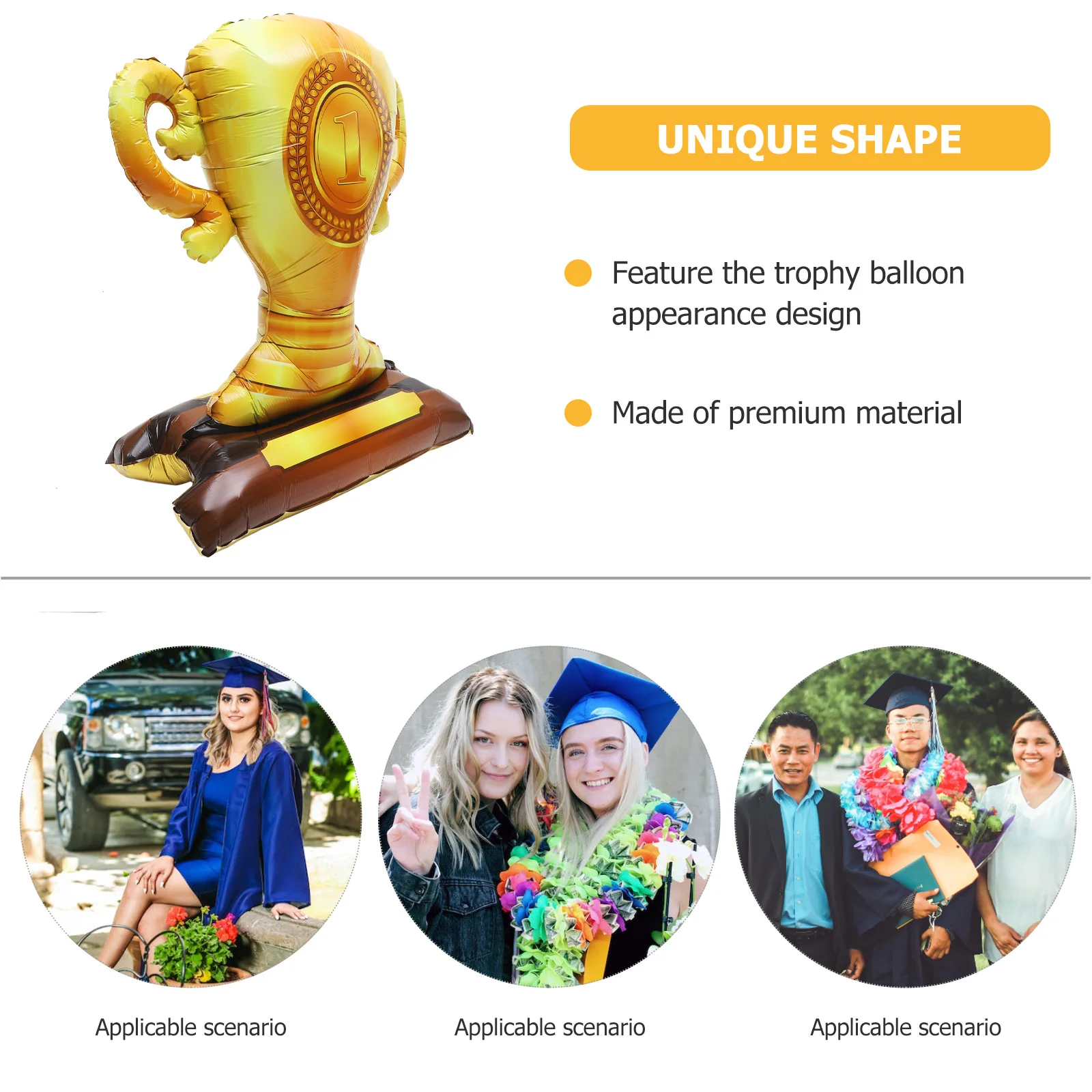 Трофейный воздушный шар Премиум вечерние украшения Золотые игры Спорт
