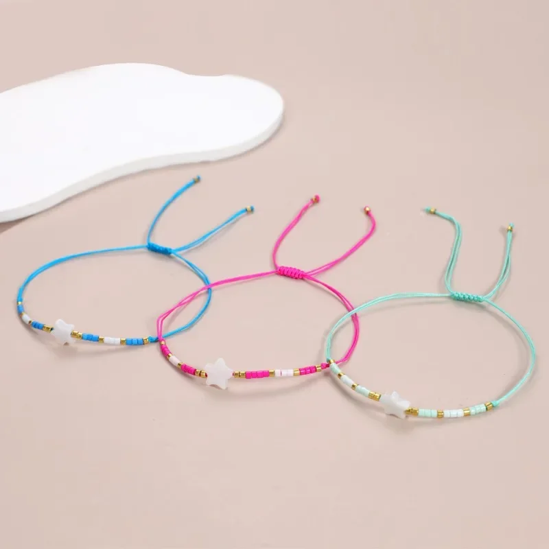 12 шт. богемные Многослойные Акриловые искусственные элементы новый регулируемый