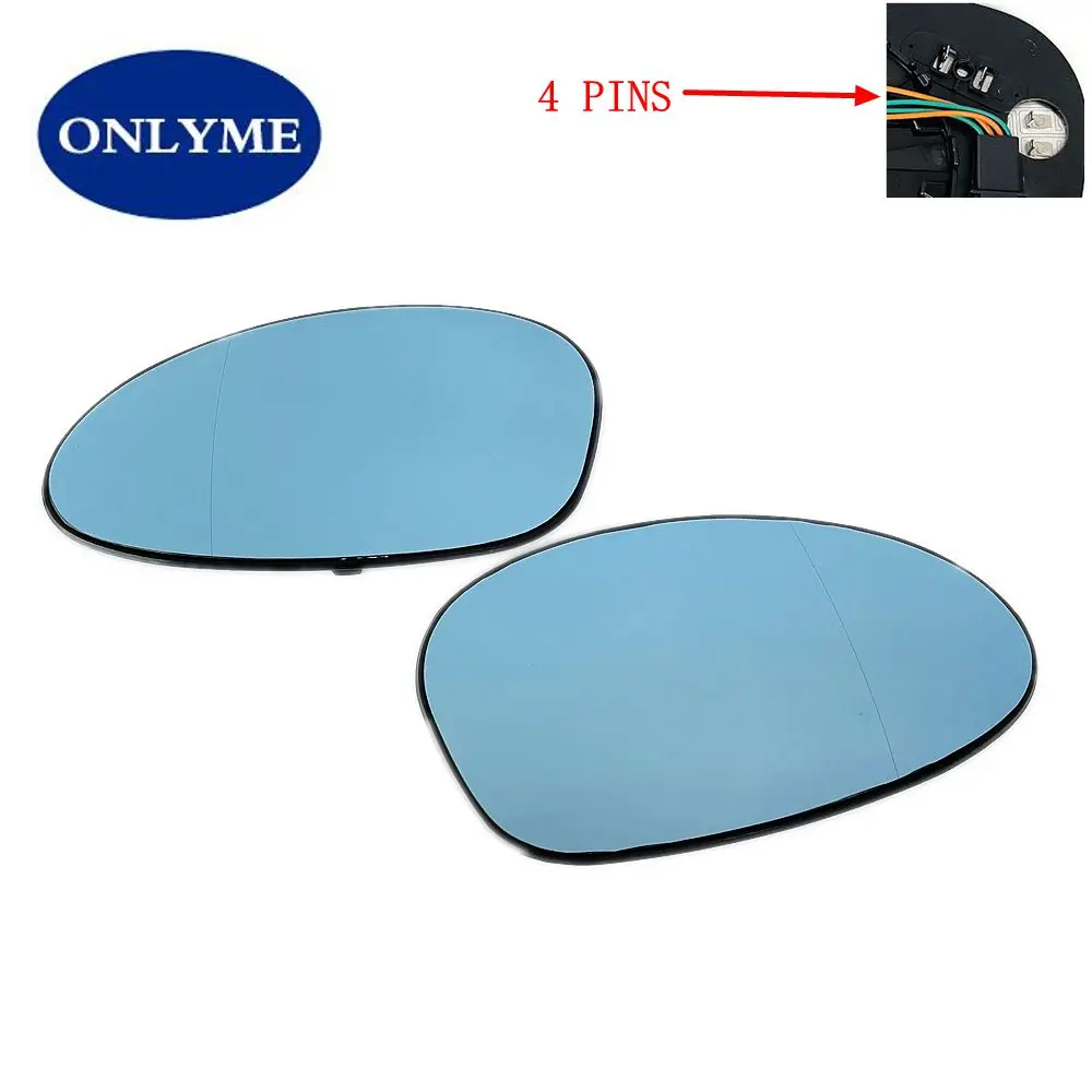 

Автомобильное широкоугольное 4-контактное / 2-контактное синее зеркальное стекло для BMW Series 1, 3 E90 E91 E92 E93 E87 E88 E46 2004 05 06 07 08 09