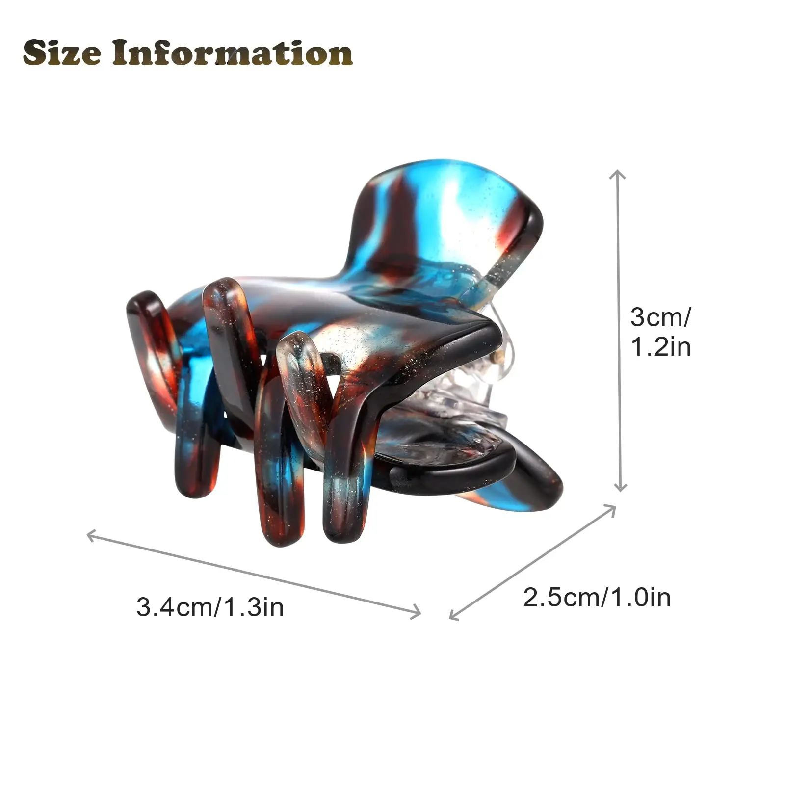 6 шт. заколки для волос повязка держатель конского хвоста фиксированный захват