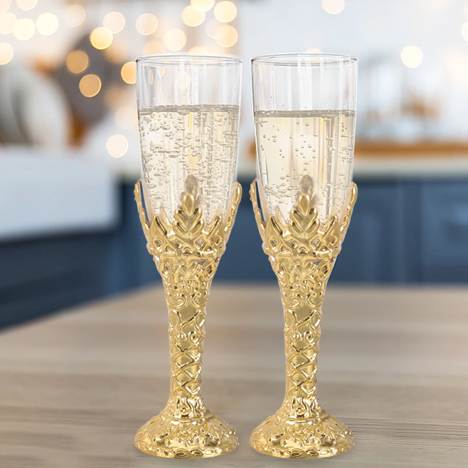 12 шт. принадлежности для Библии и церкви стеклянные украшения вечеринки (золото)