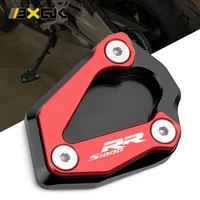 motorcycle kickstand foot side stand extension pad support plate enlarge for bmw s1000rr s1000 rr s 1000 rr 2019 2020 2021 2022