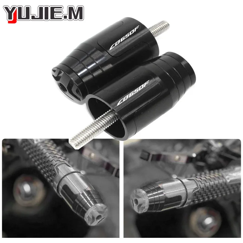 

For HONDA CB650F CB 650F CB650 F New Motorcycle Accessories Cnc Aluminum Handlebar Grips Handle Bar Ends plug Anti Vibration