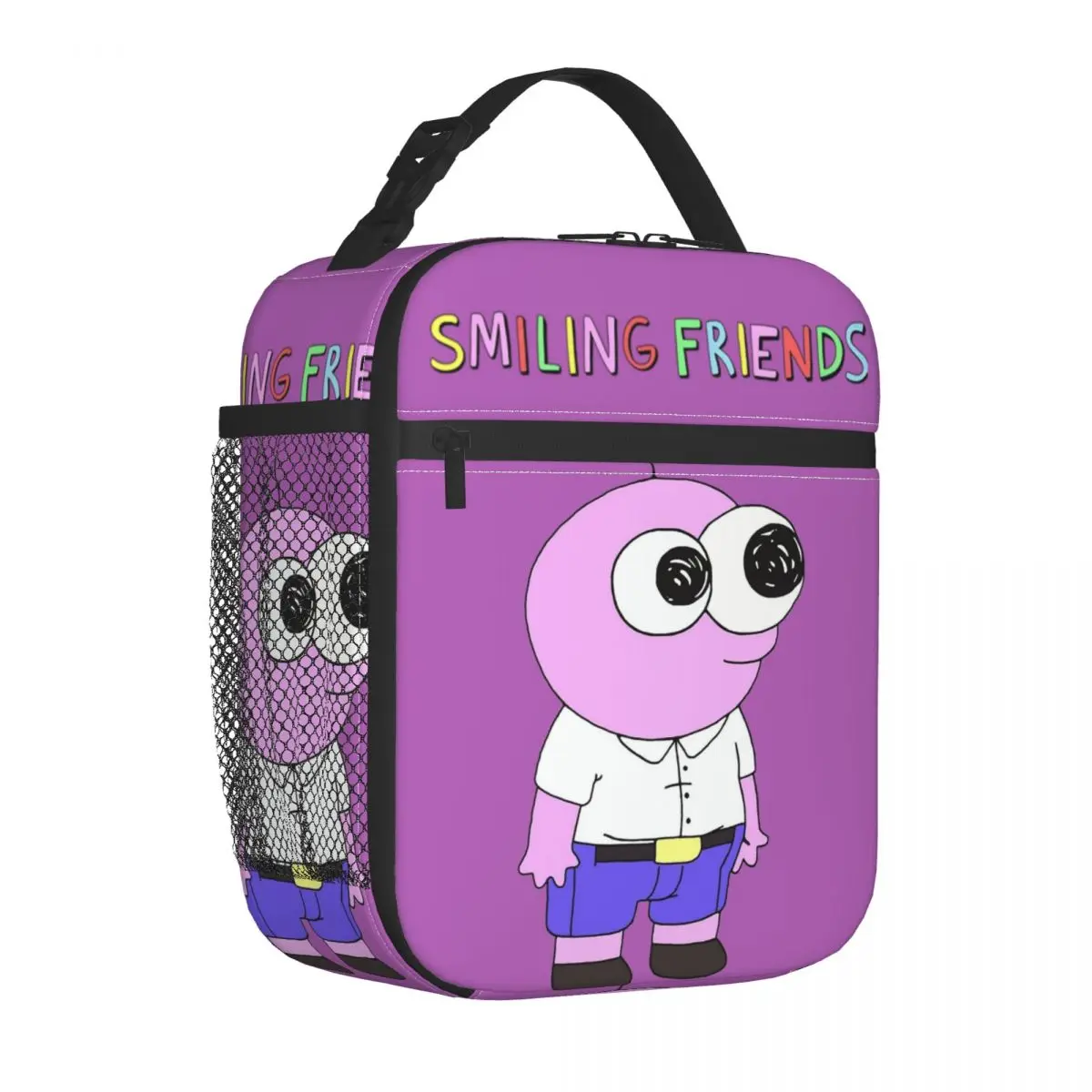 Изолированные пакеты для ланча многоразовая сумка-холодильник улыбающиеся