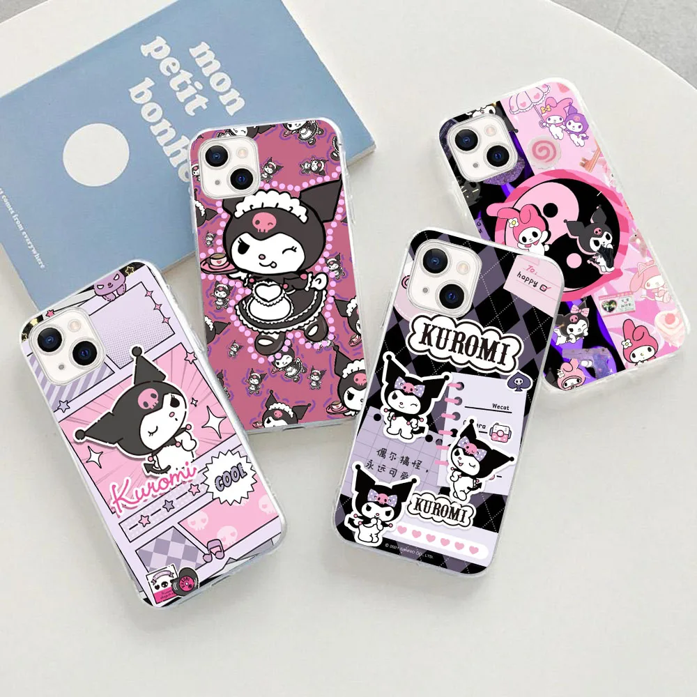 Гибкий чехол PK-20 Cute Kuromi для Infinix GT 10 Smart 4 4C 6 HD 5 8 8i X NEO 20 30 S5 Pro Plus