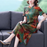 2022 traditional vietnamese clothing aodai vietmam clothes floral asian chinese style cheongsam for women ao dai qipao dress
