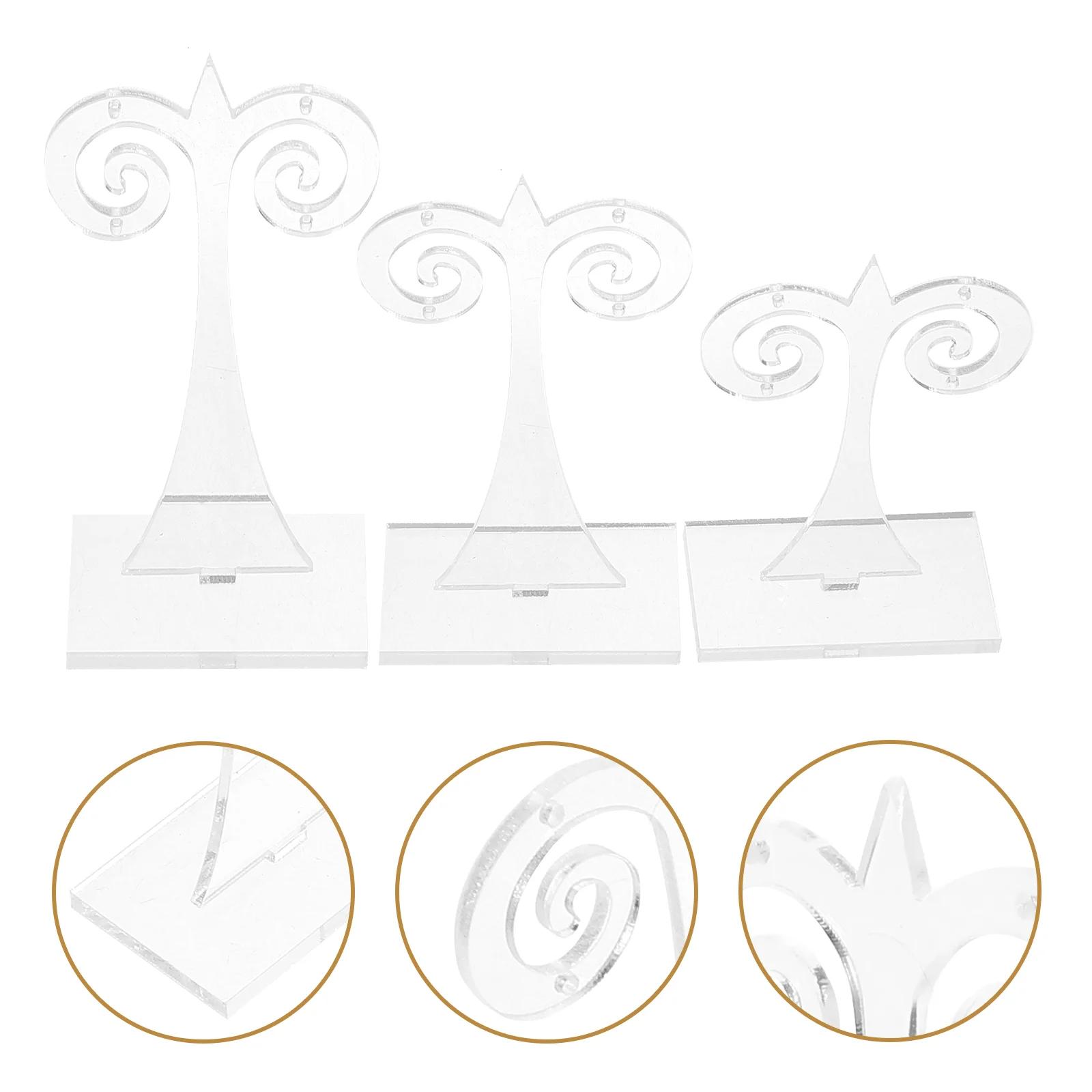 

Jewelry Display Stand Earrings Storage Rack Selling Organizer Stands Bases Acrylic