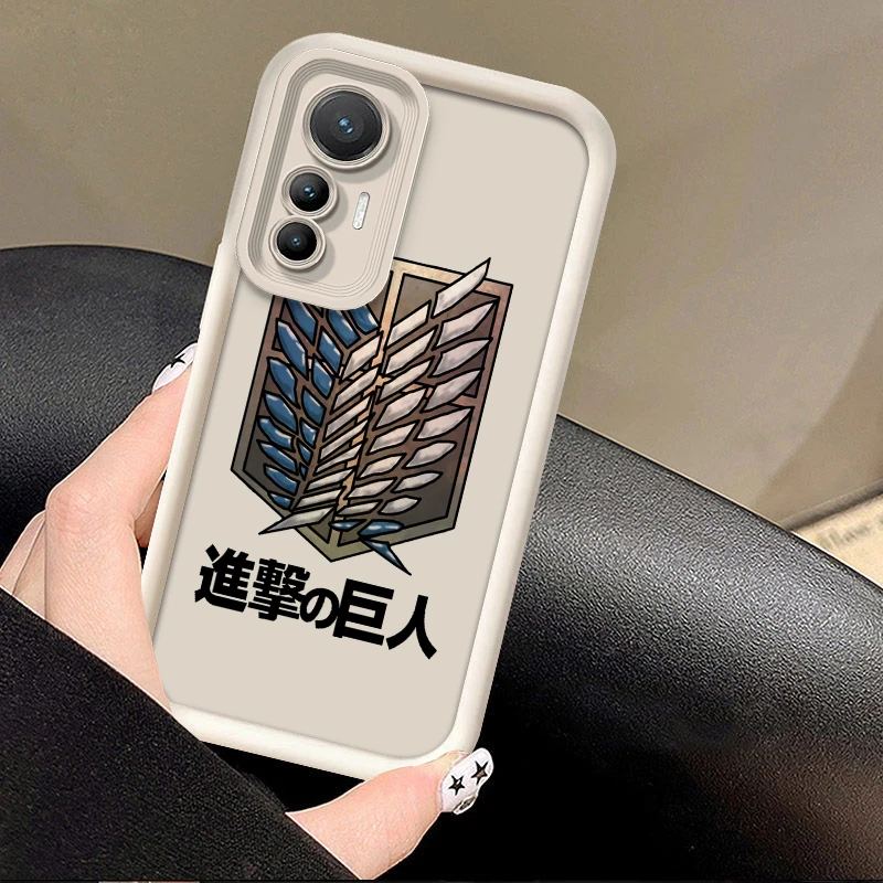 Логотип атака на Титанов для Xiao POCO 12T 11 F2 F3GT F4 F5 X X4 X5 M3 14 Pro GT 4G фотовспышка