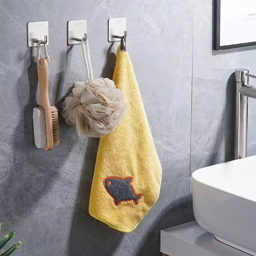 Крючки самоклеящиеся из нержавеющей стали 304 4 шт.