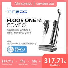 Tineco Floor One S5 Combo Cordless Smart Floor Washer Upright Home Electric Mop Wireless Wet Dry Vacuum Cleaner Self-Cleaning