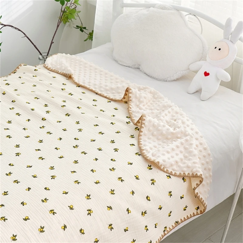 

Dot Baby Blanket Bed Throws Double Side Baby Blanket Double Layer Baby Blanket