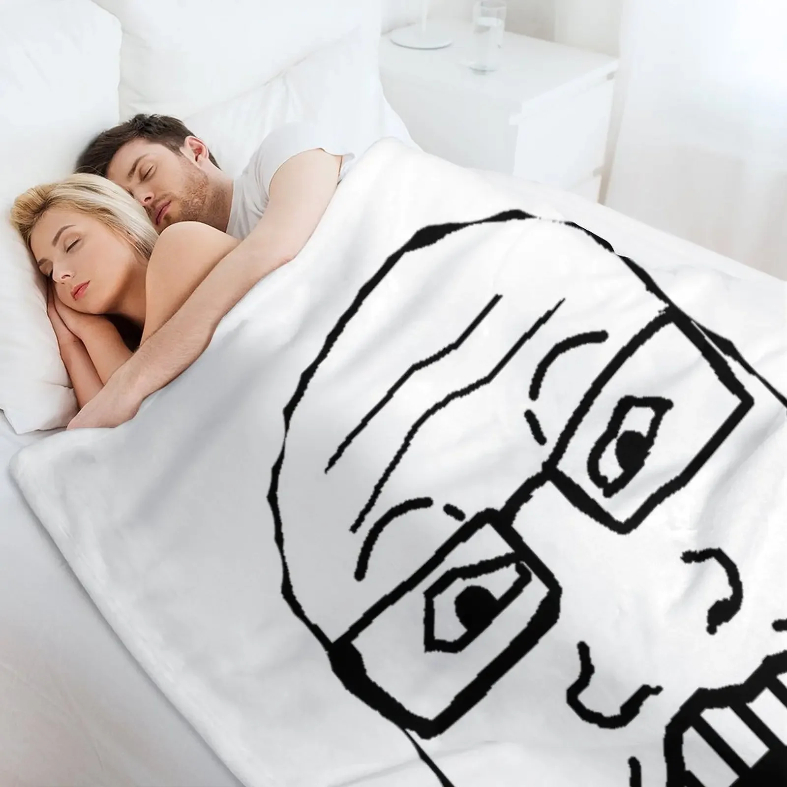 Одеяло сояк с лицом спереди мягкие клетчатые одеяла для косплея в стиле аниме