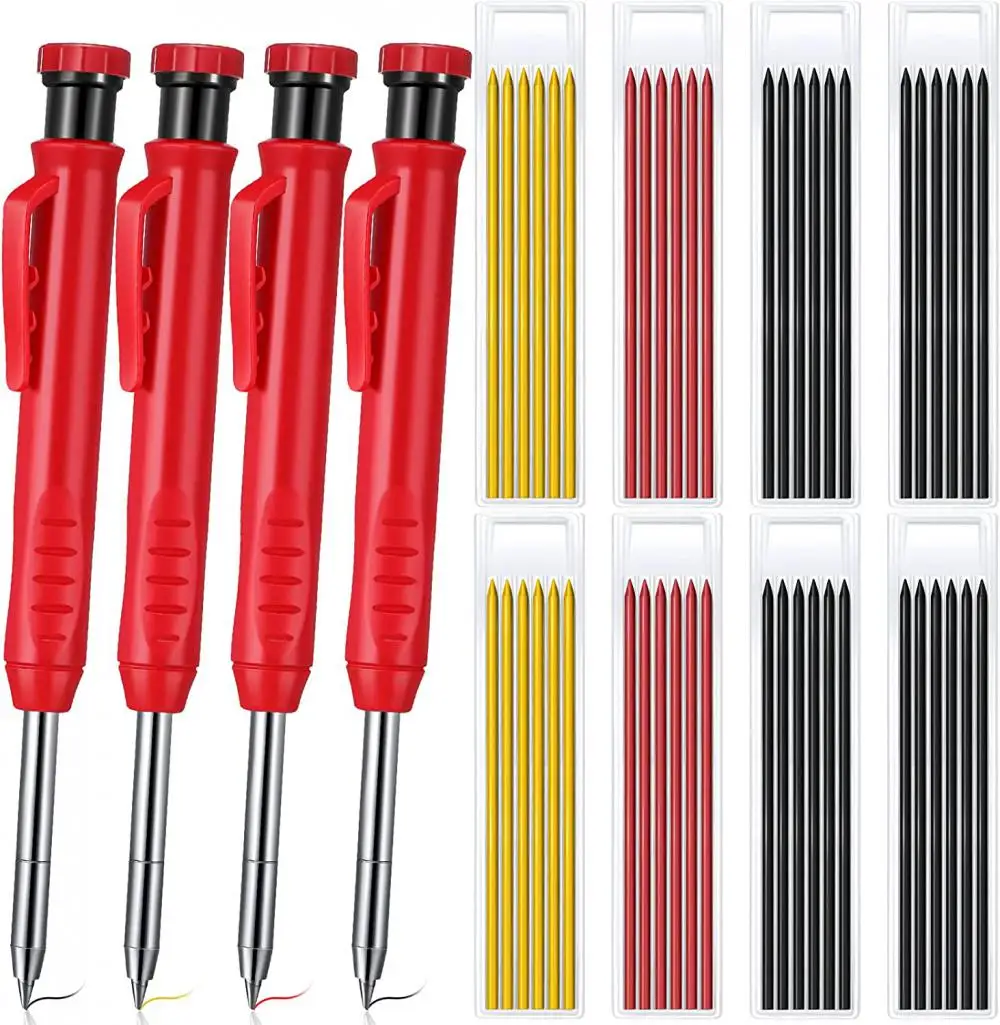 Твердый плотничный карандаш со встроенными механическими карандашами ...