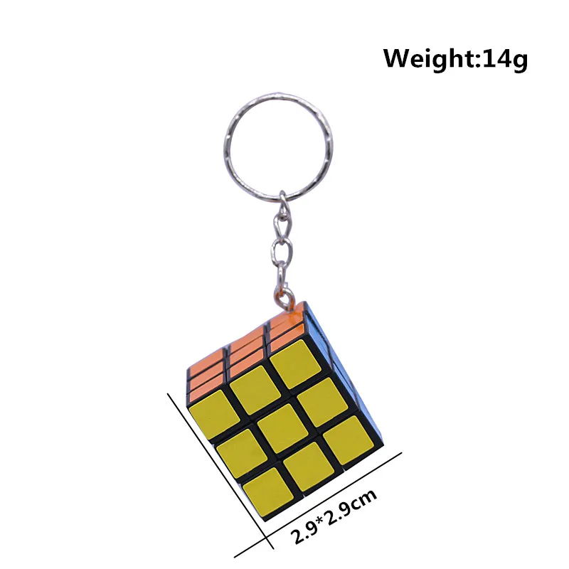 Необычный брелок для ключей в виде магического куба женщин и мужчин маленькие