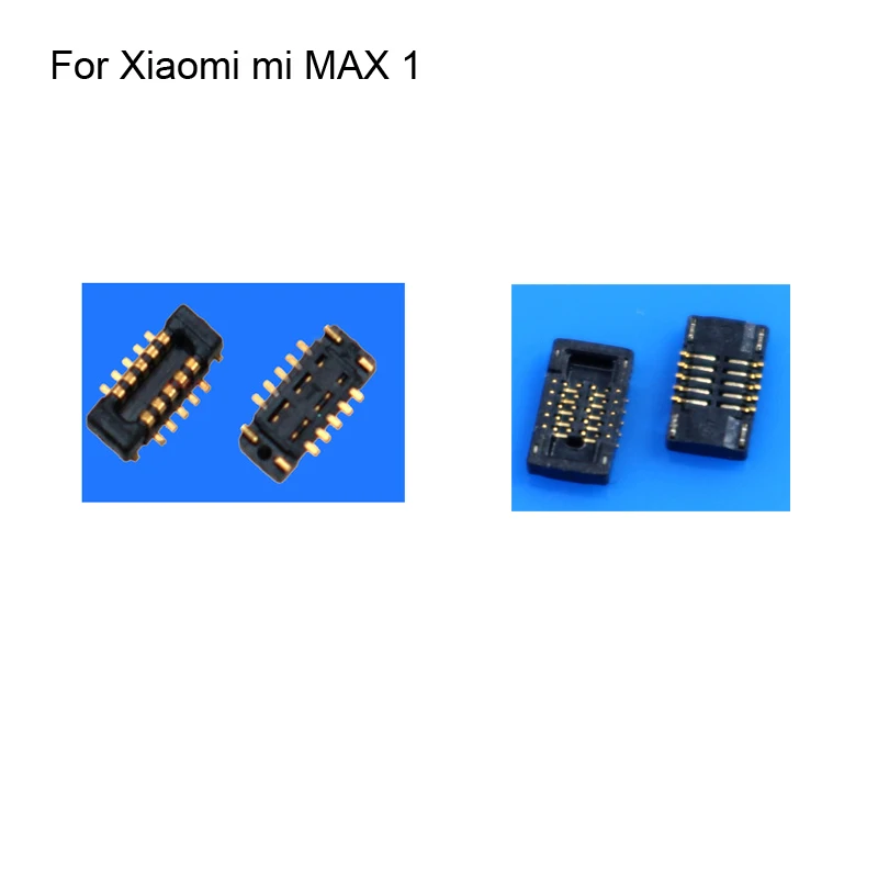 5PCS Inner FPC Connector Battery Holder Clip Contact For Xiaomi mi MAX 1 Logic on motherboard mainboard flex cable MiMAX |
