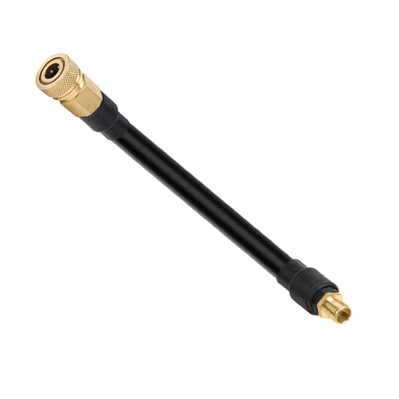 

124B Vehicle Air Pump Extension Tube Motorcycle Tire Inflator Hose Connection