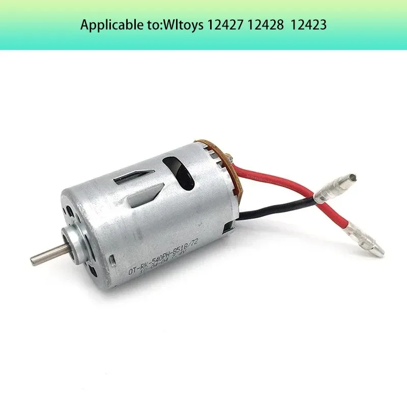 Wltoys-piezas Coche A Control Remoto Modelo FY-03 Piezas Metal Mejoradas Asiento Oscilante Color Azul 1/12 12428 12423 12427