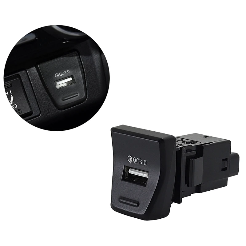 

Central Control Position QC3.0 Car Charger Lossless Upgrade Car Phone Charger For Toyota RAV4 2019 2020 5Th Xa50