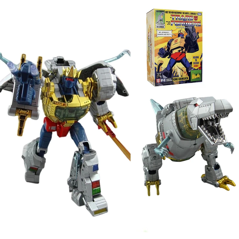 

Spot Takara Transformed Into King Kong MP08X MP-8X Steel Lock Limited Tyrannosaurus Rex KO Version Action Puppet Robot Toy
