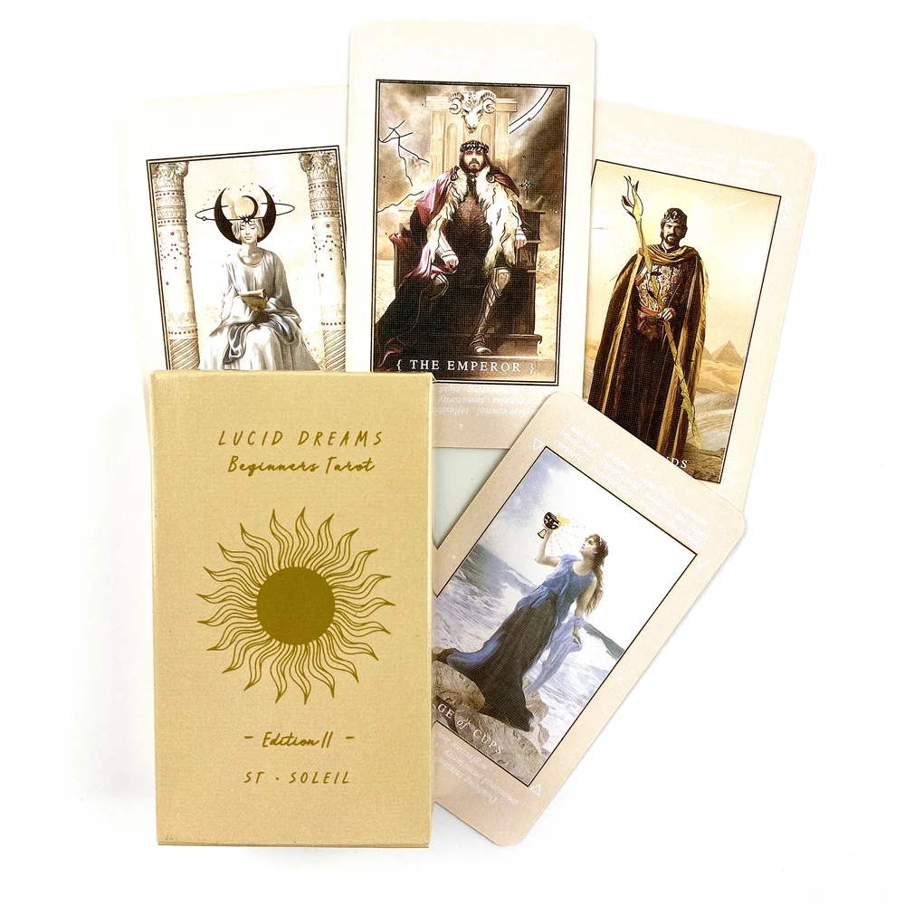 

Lucid Dreams Beginners Tarot Decks New High Quality Board Games For Fate Divination Party Card Games Tarot Gift